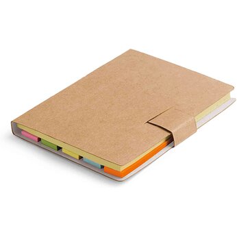 Набор стикеров с бумагой для заметок "93426" коричневый