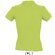 Рубашка-поло женская "People" 210, L, зеленое яблоко