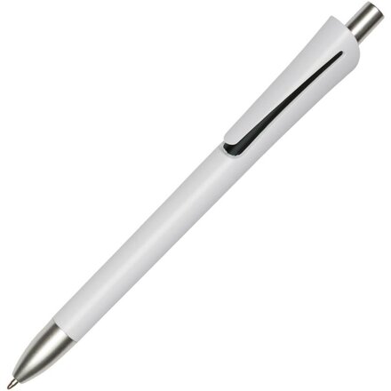 Ручка шариковая автоматическая "Oregon" белый/черный