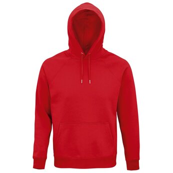 Джемпер унисекс "Stellar" 280, L, с капюшоном, красный