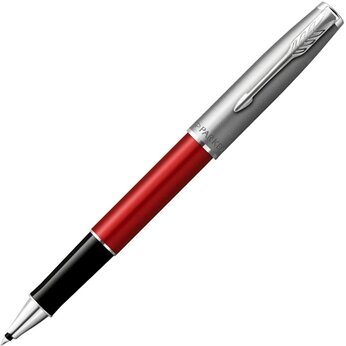 Ручка роллер Parker Sonnet T546  Red CT, стержень: F, цвет чернил: black, в подарочной упаковке