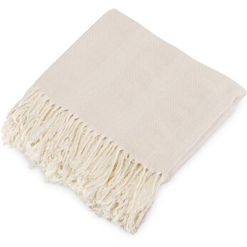 Плед "Hild" бежевый