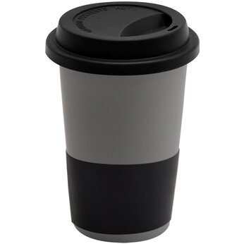 Кружка "Magic To Go" софт-тач, серый/черный