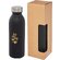 Бутылка Riti объемом 500 мл с медной обшивкой и вакуумной изоляцией , черный