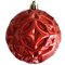 Новогоднее подвесное украшение из полистирола / 8x8x8см, красный
