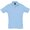 Рубашка-поло мужская "Summer II" 170, XS, х/б, голубой