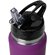 Бутылка для воды "Коста-Рика" фиолетовый/черный/серебристый