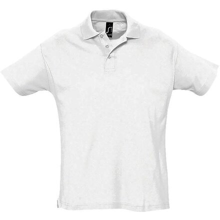Рубашка-поло мужская "Summer II" 170, S, белый