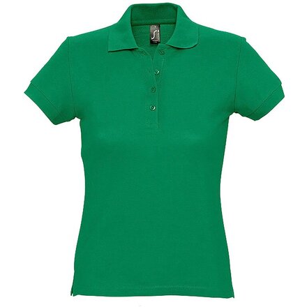 Рубашка-поло женская "Passion" 170, XL, зеленый