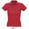Рубашка-поло женская "People" 210, M, красный