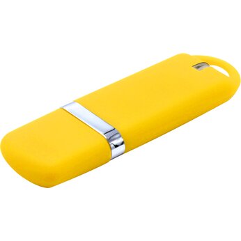 Карта памяти USB Flash 2.0 16 Gb "Shape" желтый