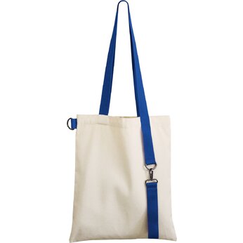 Сумка для покупок  "Superbag" с ремувкой "4sb", белый/синий 2945 C