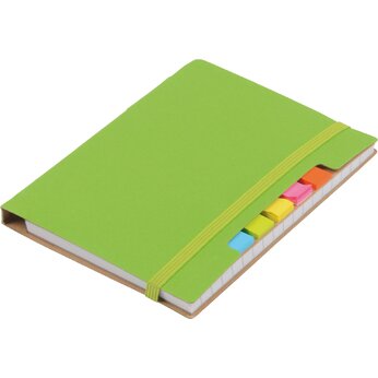 Блокнот с бумагой для заметок "Penz" зеленый
