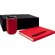 Набор подарочный "Paper Box Red", красный/черный