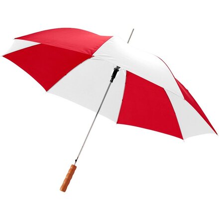 Зонт-трость "Lisa" красный/белый