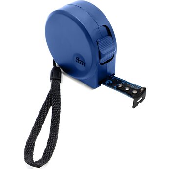 Рулетка "Shadow" с фиксатором, синий/черный