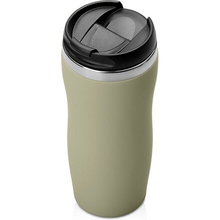Термокружка "Mony Steel" 350 мл, soft touch, оливковый