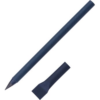 Вечный карандаш из переработанной бумаги "Recycled pencil", темно-синий