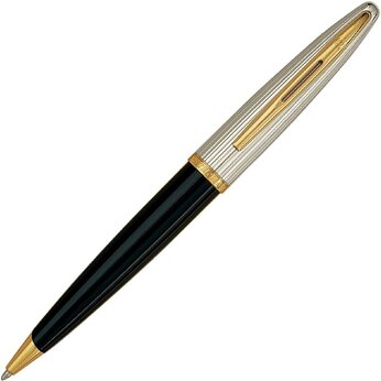 Шариковая ручка Waterman Carene De Luxe, золотистый/серебристый/черный