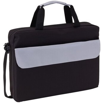 Сумка для документов "Bristol" черный/серый