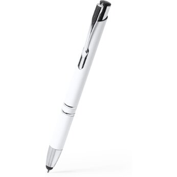Ручка-стилус HALLERBOS антибактериальная, белый