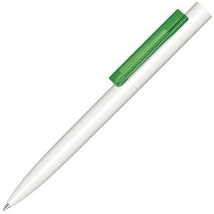 Ручка шариковая автоматическая "Headliner Polished Basic" белый/темно-зеленый