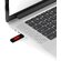 Карта памяти USB Flash 2.0 16 Gb "Suomi" черный/красный