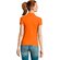 Рубашка-поло женская "Passion" 170, M, оранжевый