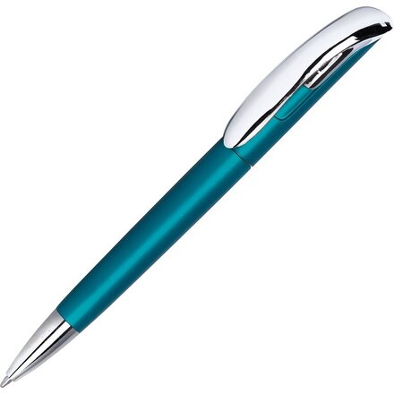 Ручка шариковая "Нормандия" голубой металлик/серебристый