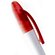 Ручка шариковая "Эвита" белый матовый/красный