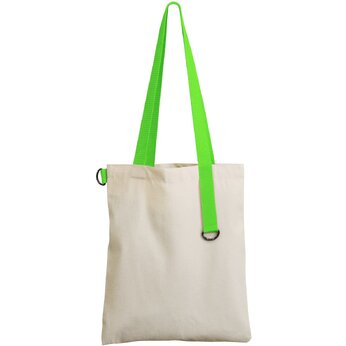 Сумка для покупок  "Superbag", белый/салатовый 360 C