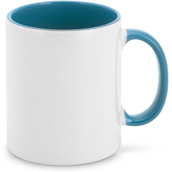 Кружка "Mocha" белый/голубой