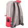Рюкзак для ноутбука 15,6" "Beam Mini" серый/малиновый