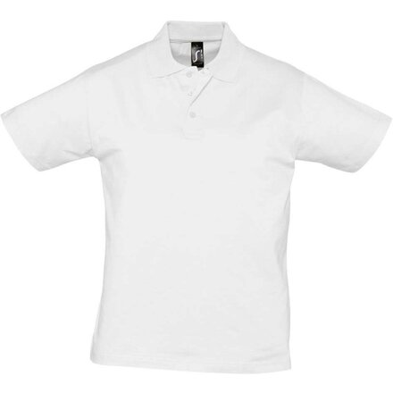 Рубашка-поло "Prescott Men" 170, XXL, белый