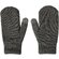 Варежки-рукавицы "Dunant", темно-серый меланж 431 C