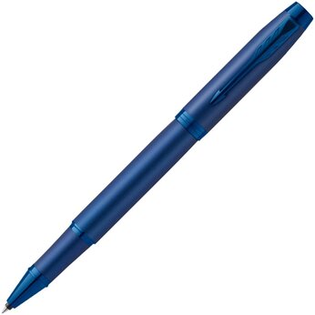 Ручка роллер Parker IM Monochrome Blue, стержень:F, цвет чернил: black, в подарочной упаковке.