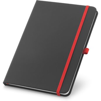 Блокнот "Corbin" черный/красный