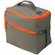 Изотермическая сумка-холодильник "Neo Classic" c контрастной молнией, серый/оранжевый