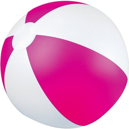 Мяч пляжный "Key West" розовый/белый
