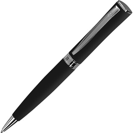 Ручка шариковая автоматическая "Wizard" черный/серебристый