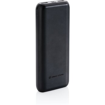 Зарядное устройство Power Bank "Urban Vitamin Pasadena" 20000 мАч, черный