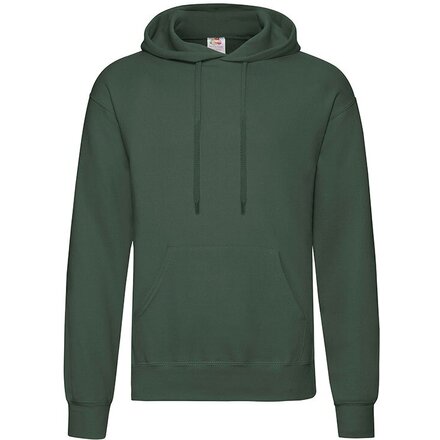 Толстовка мужская "Classic Hooded Sweat" 280, XL, с капюшоном, темно-зеленый
