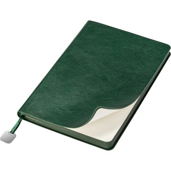 Ежедневник недатированный "Flexy Buffalo", зеленый, срез зеленый