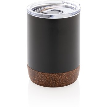 Кружка термическая "Cork с подставкой, черный