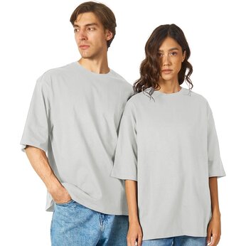 Футболка оверсайз "Berlin" 180, унисекс, M-L, жемчужный