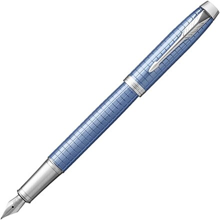 Перьевая ручка Parker IM Premium F322, Blue CT, перо: F, цвет чернил: Blue, в подарочной упаковке.