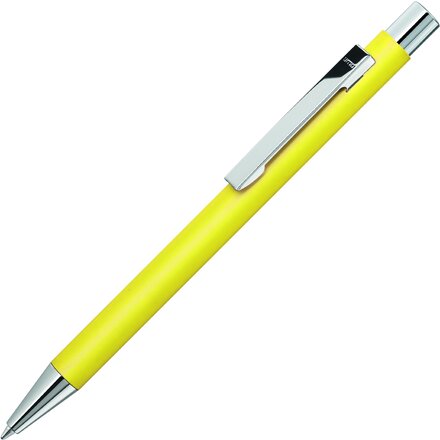 Ручка шариковая автоматическая "Straight Si" желтый/серебристый