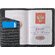 Подарочный набор "Consul": обложка для паспорта и картхолдер (чехол), серый