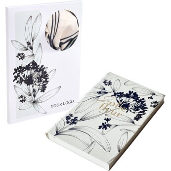 Набор подарочный: Ежедневник недатированный "Fleur", платок 75*75 см "Fleur"