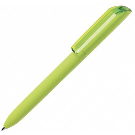 Ручка шариковая автоматическая "Flow Pure GOM 30" софт-тач, лимонный
